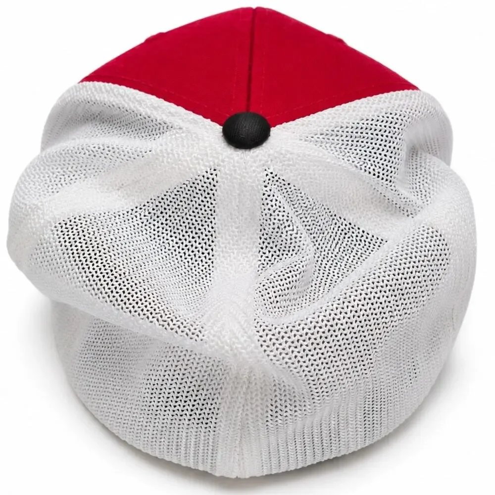 Buc-ee’s Est 1982 Red White Blue Mesh Back Trucker Hat Stretch Fit